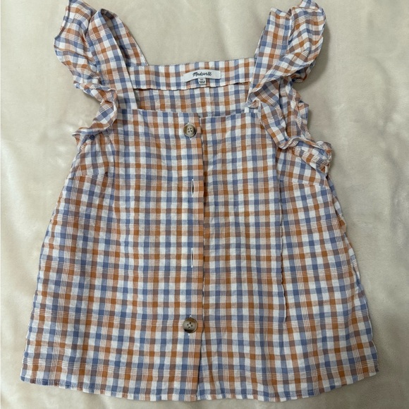 Madewell Tops - Madewell Plaid/Gingham Top